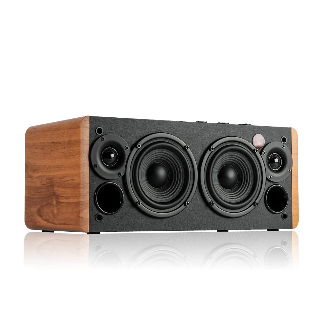 Edifier D12 Tabletop Speaker - Integrated Desktop Stereo Bluetooth Speaker - Wireless Computer Speaker for Desktop Use- 70 Watts RMS with Subwoofer Line Out