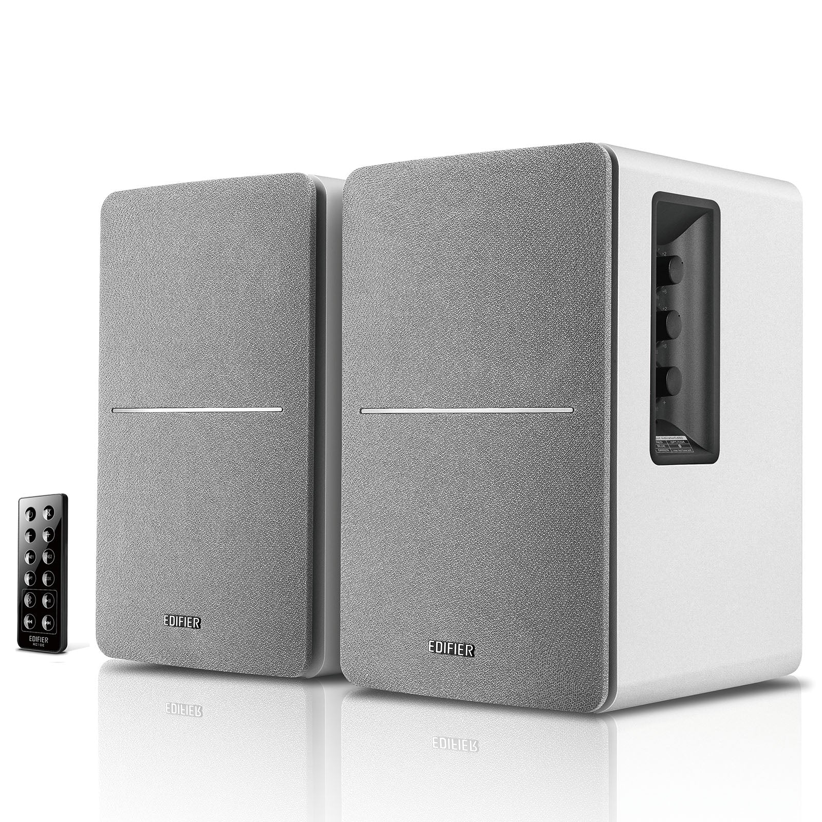 Edifier R1280DB Powered Bluetooth Bookshelf Speakers - Optical Input - Wireless Studio Monitors - 4 Inch Near Field Speaker - 42w RMS