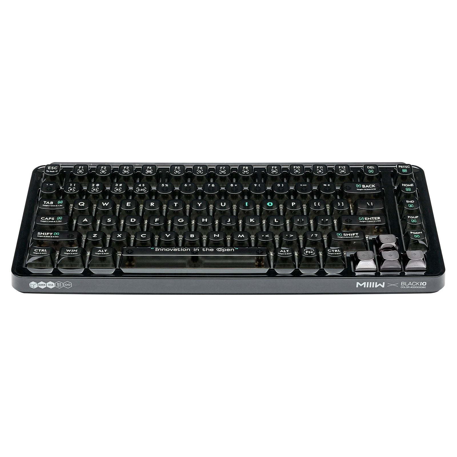 XIAOMI BLACK IO 83 Keys Custom Mechanical Gaming Keyboard