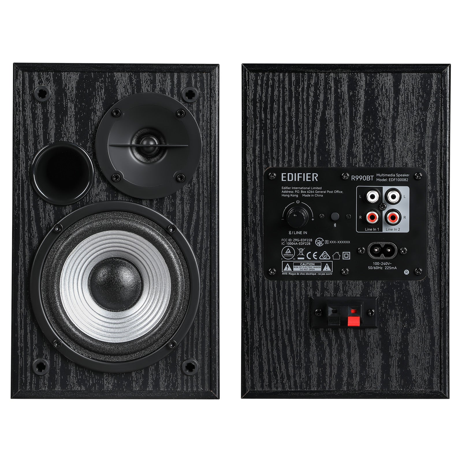 Edifier R990BT 2.0 Active Multimedia Speakers - Bluetooth Bookshelf Speakers - Powered Studio Monitor Speaker - MDF Enclosure - 24W RMS (Pair)