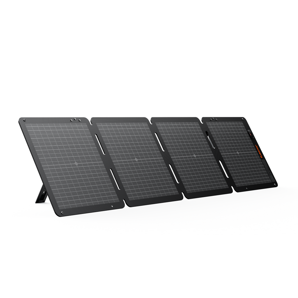 Panneau solaire pliable Jackery SolarSaga 100 Air ETFE, chargeur solaire portable 100W avec cellules monocristallines à haut rendement, design ultra-fin et léger, étanche IP67 pour stations d'énergie Explorer, camping hors réseau et vie en van