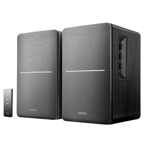 Haut-parleurs d'étagère amplifiés Edifier R1280T certifiés remis à neuf - Moniteurs de champ proche actifs 2.0 - Haut-parleur moniteur de studio - Coffret en bois - 42 Watts RMS