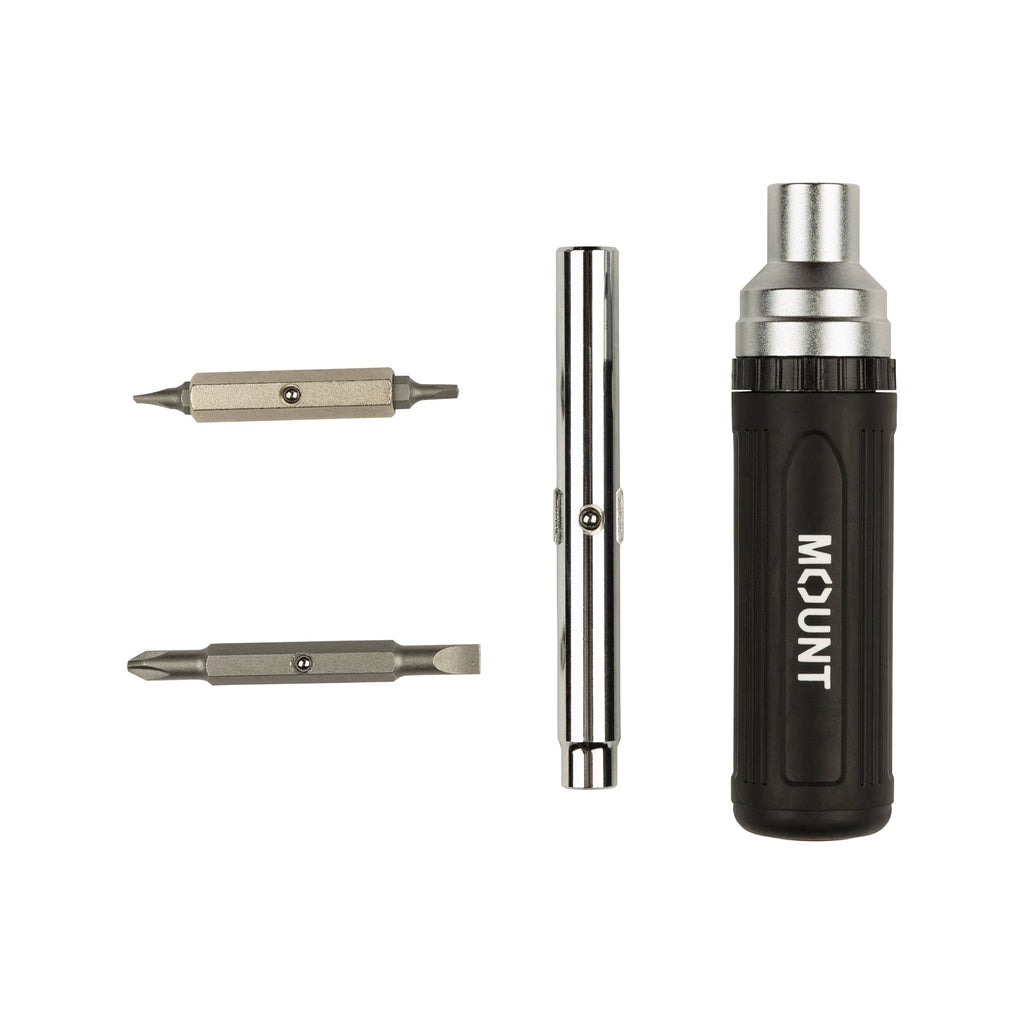 Tournevis à cliquet multi-embouts K-Mount 9-en-1