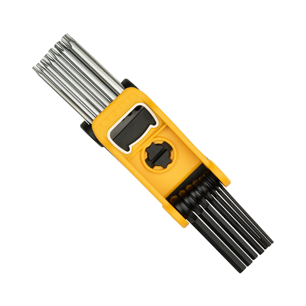 Jeu de clés hexagonales pliables Mount 15 pièces, métriques et Torx