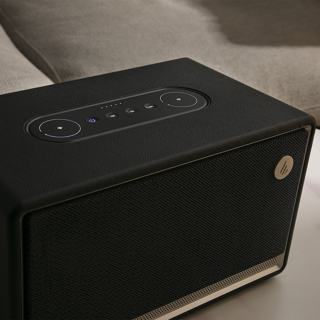 Haut-parleur sans fil de table Edifier, audio haute résolution Bluetooth 5.4 et 12 heures d'autonomie, son cristallin, connectivité multiple pour bureau à domicile et extérieur