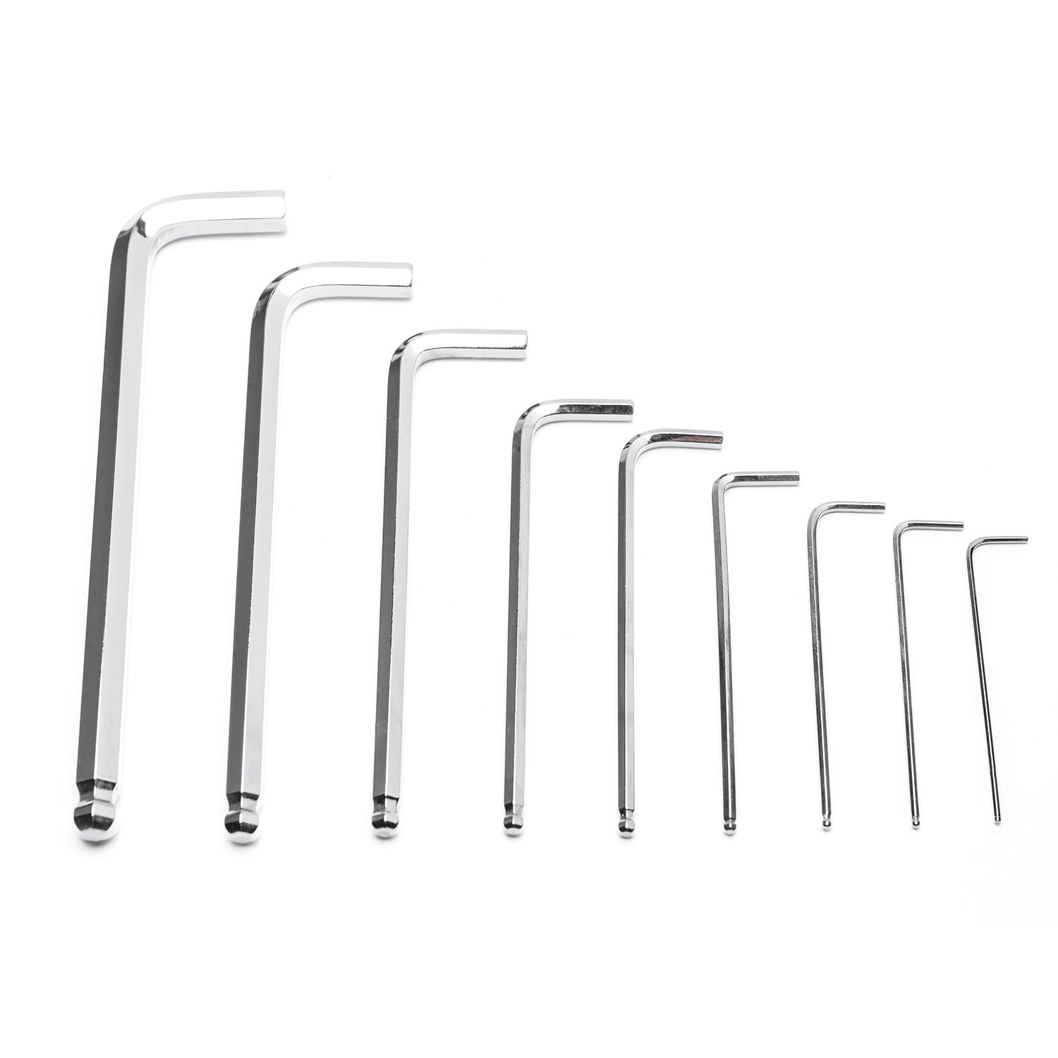 MAXPOWER 9-Piece SAE Long Arm Ball Point Hex Key Set