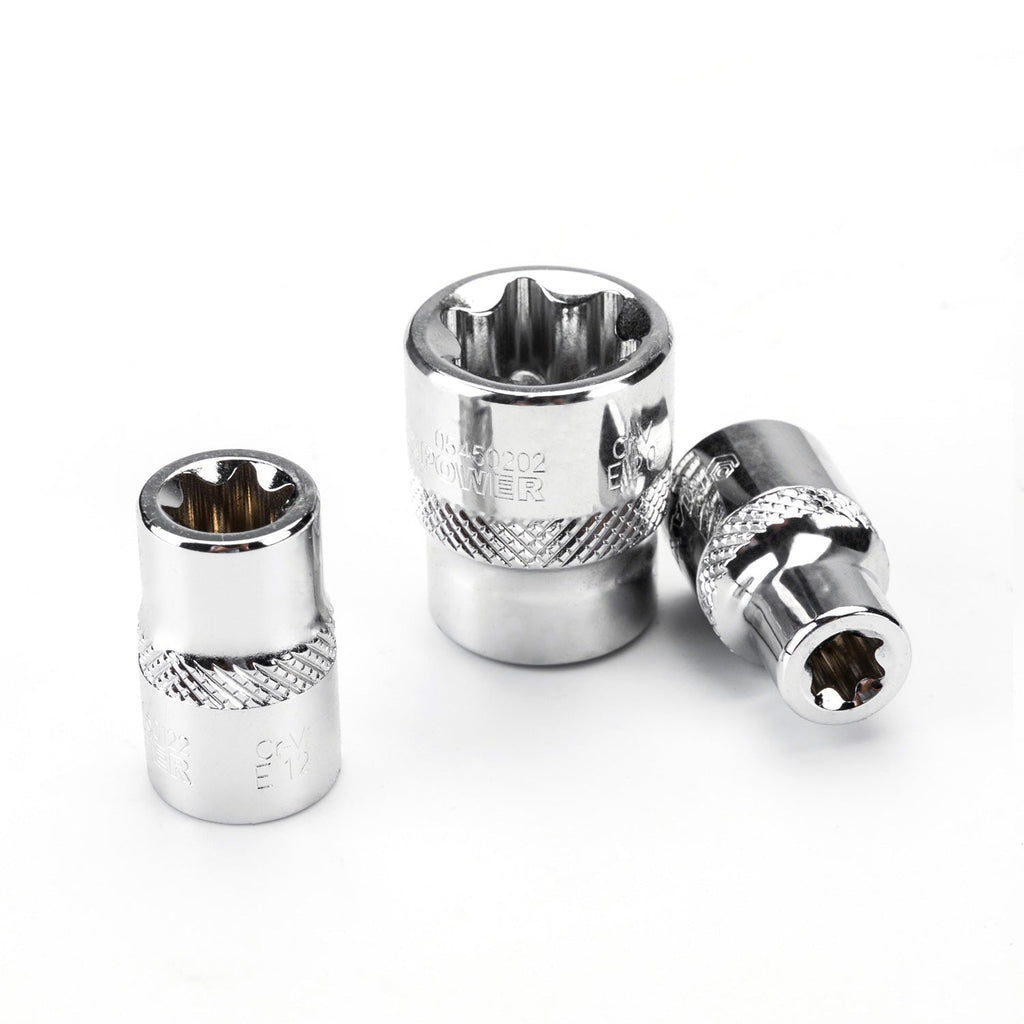 MAXPOWER 9-Piece 3/8-inch E-Torx Socket Set