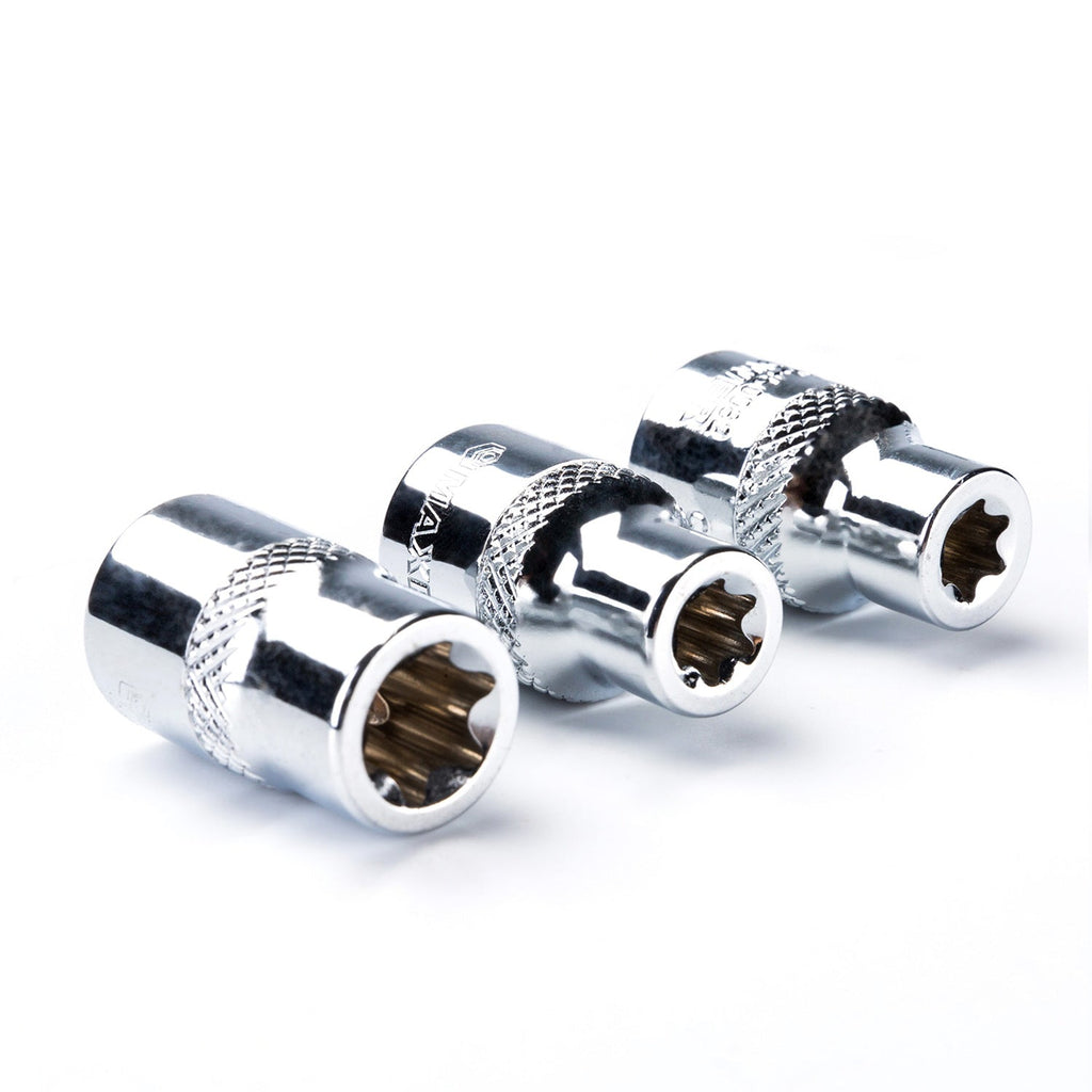 MAXPOWER 9-Piece 3/8-inch E-Torx Socket Set
