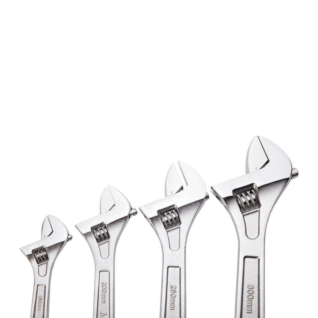 MAXPOWER 4pc Heavy duty adjustable wrench set