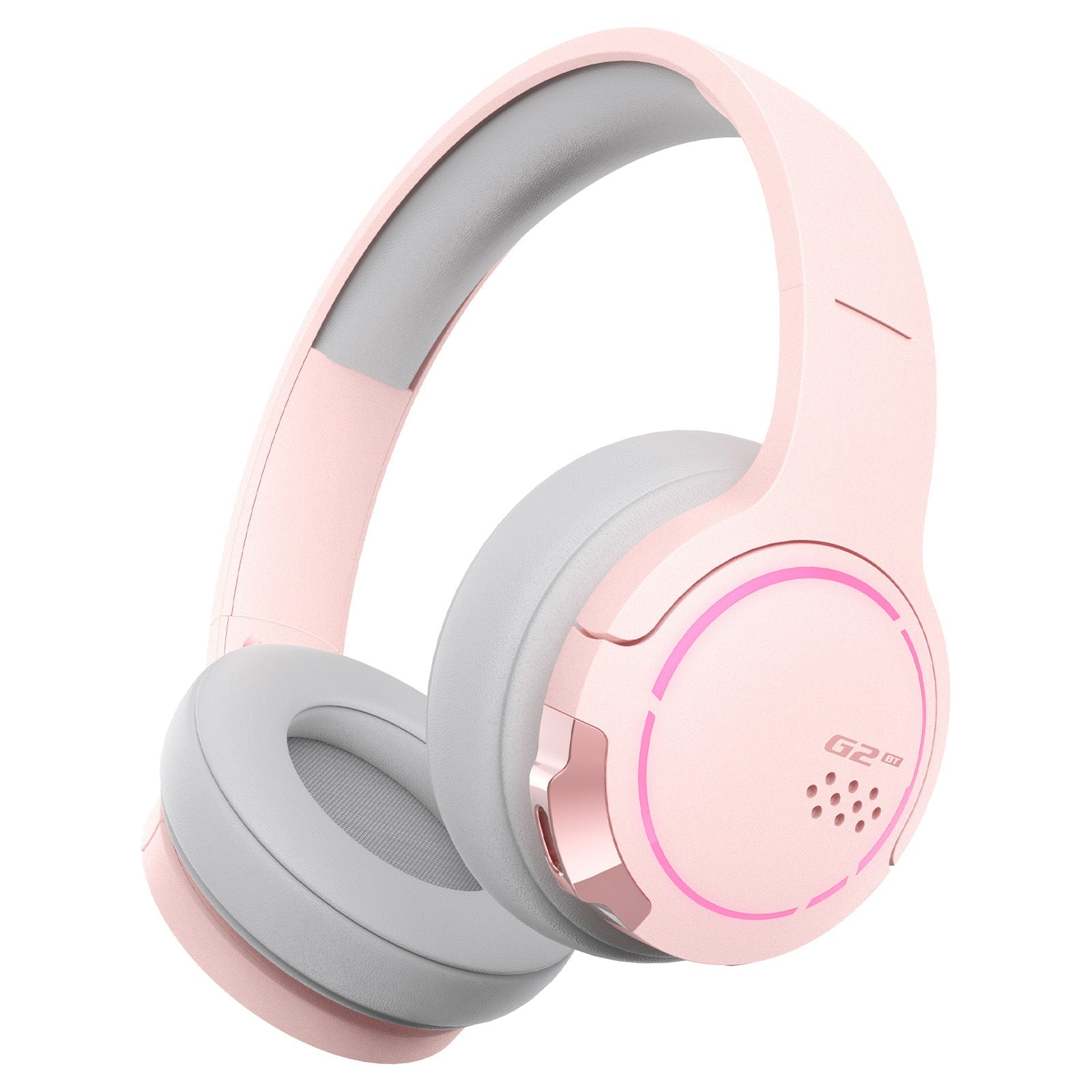 HECATE by Edifier G2BT Gaming Headset, Bluetooth 5.2 Wireless Headphones with 40mm Driver, Deep Bass Stereo Sound, Lightweight Noise Cancelling Over Ear Headphones with Soft Earmuffs, RGB Light
