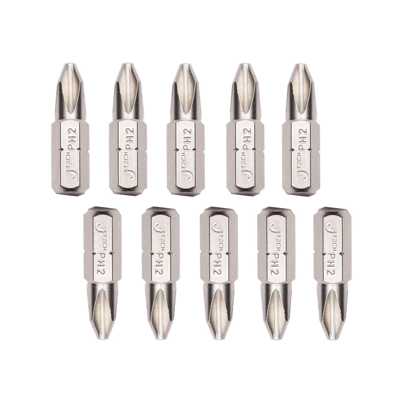 Jetech 25mm PH2 Phillips Screwdriver Bits, 100 Pack