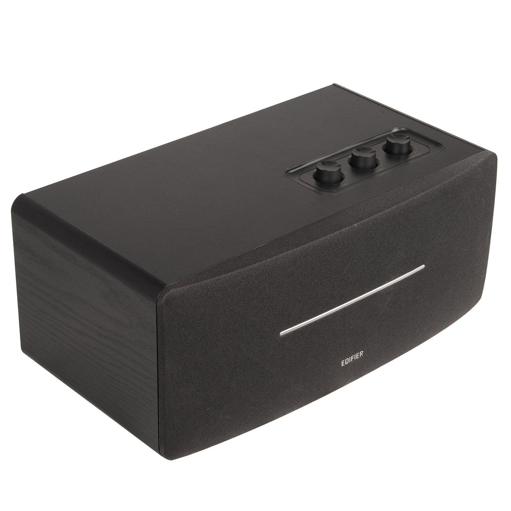 Haut-parleur de table Edifier D12 - Haut-parleur stéréo Bluetooth de bureau intégré - Haut-parleur d'ordinateur sans fil pour utilisation sur ordinateur de bureau - 70 Watts RMS avec sortie Subwoofer