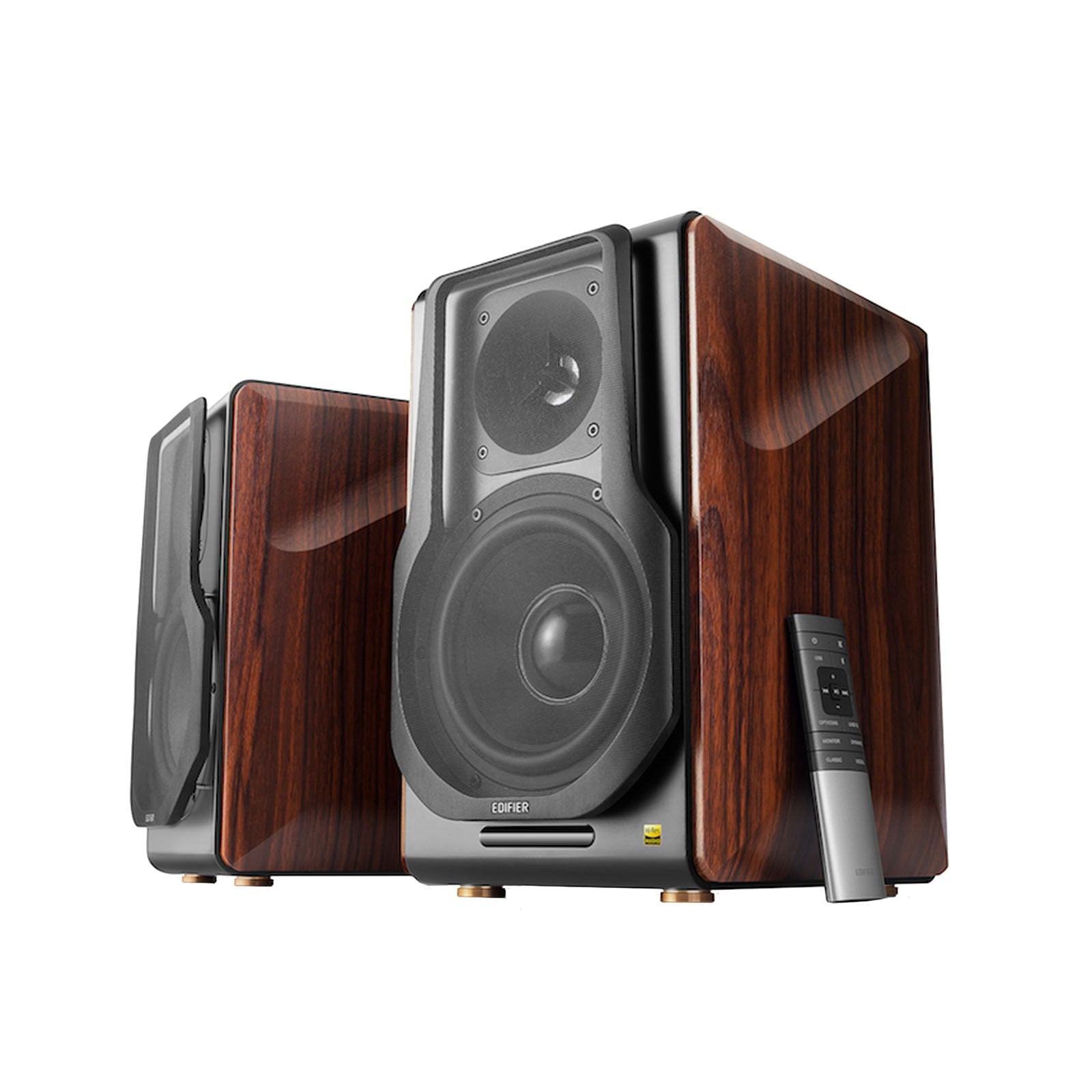 Edifier S3000Pro Audiophile Active Speakers - Bluetooth 5.0 aptX Wireless, USB Audio, Planar Diaphragm Tweeters and 6.5" Woofers (With Stands)