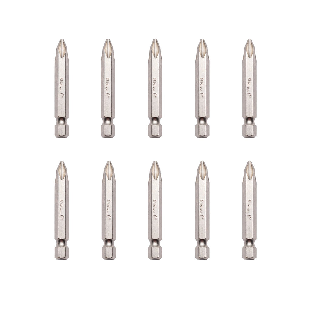 Embouts de tournevis cruciformes Jetech PH2 de 50 mm, lot de 100