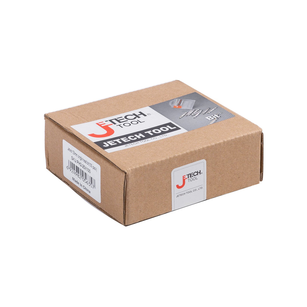 Embouts de tournevis cruciformes PH2 Jetech 25 mm, lot de 100