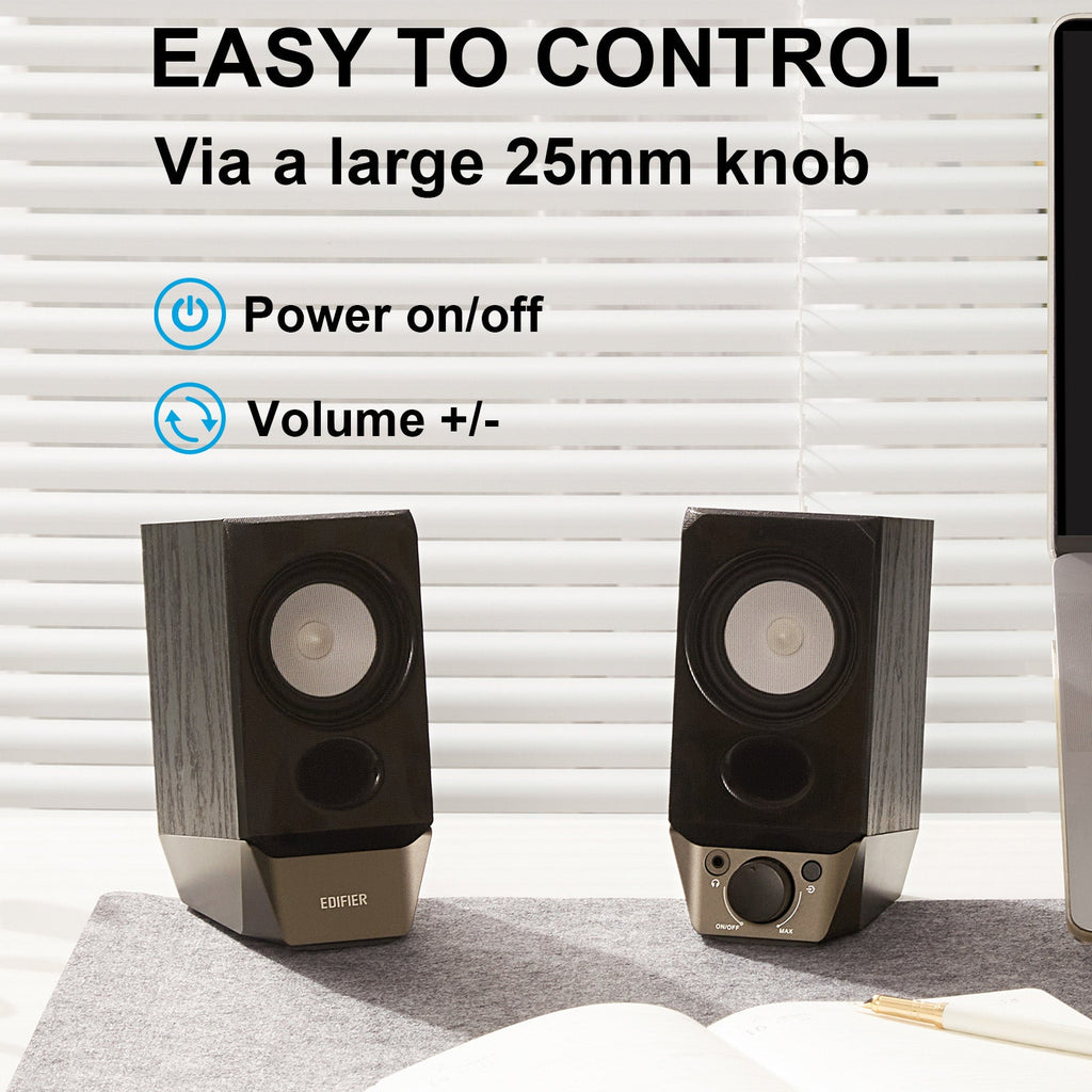 Système de haut-parleurs d'ordinateur Edifier R19BT alimenté par USB avec Bluetooth