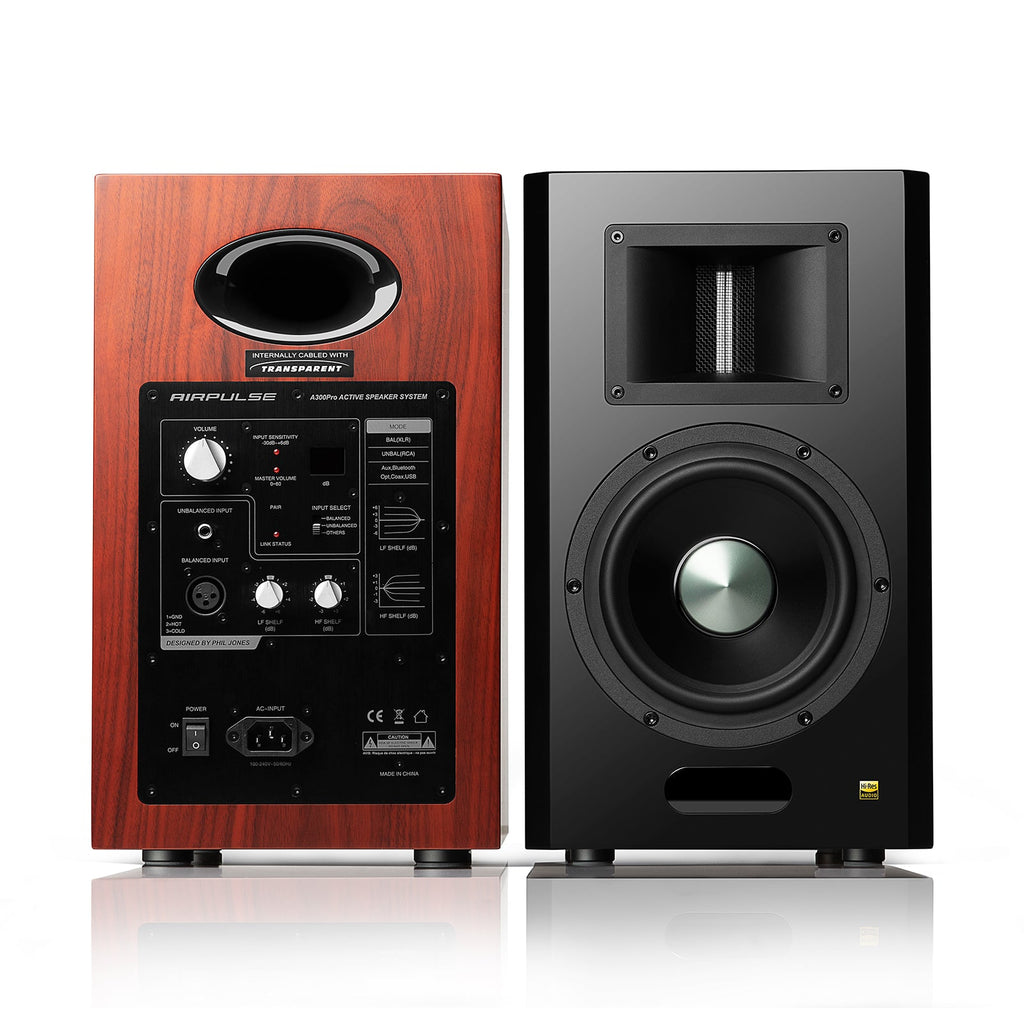 AirPulse A300PRO  Hi-Res Audio Certified Active Speaker System – Pair