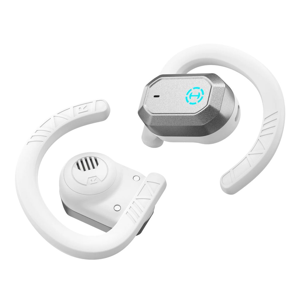 Edifier Air 2 Over Ear Buds with Ear Loops Wireless Bluetooth 5.3, Open Ear Earbuds with Boosted Bass, Built-in ENC Mic, 28H Playtime, 11 RGB Light, Silicone Earhook for Workout Running Gaming