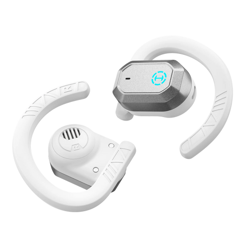 Edifier Air 2 Over Ear Buds with Ear Loops Wireless Bluetooth 5.3, Open Ear Earbuds with Boosted Bass, Built-in ENC Mic, 28H Playtime, 11 RGB Light, Silicone Earhook for Workout Running Gaming