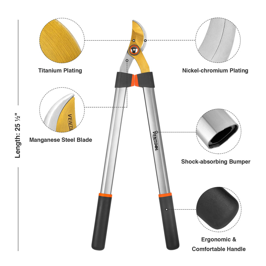 Cisaille à élaguer démultipliée Ventool 25 ½"