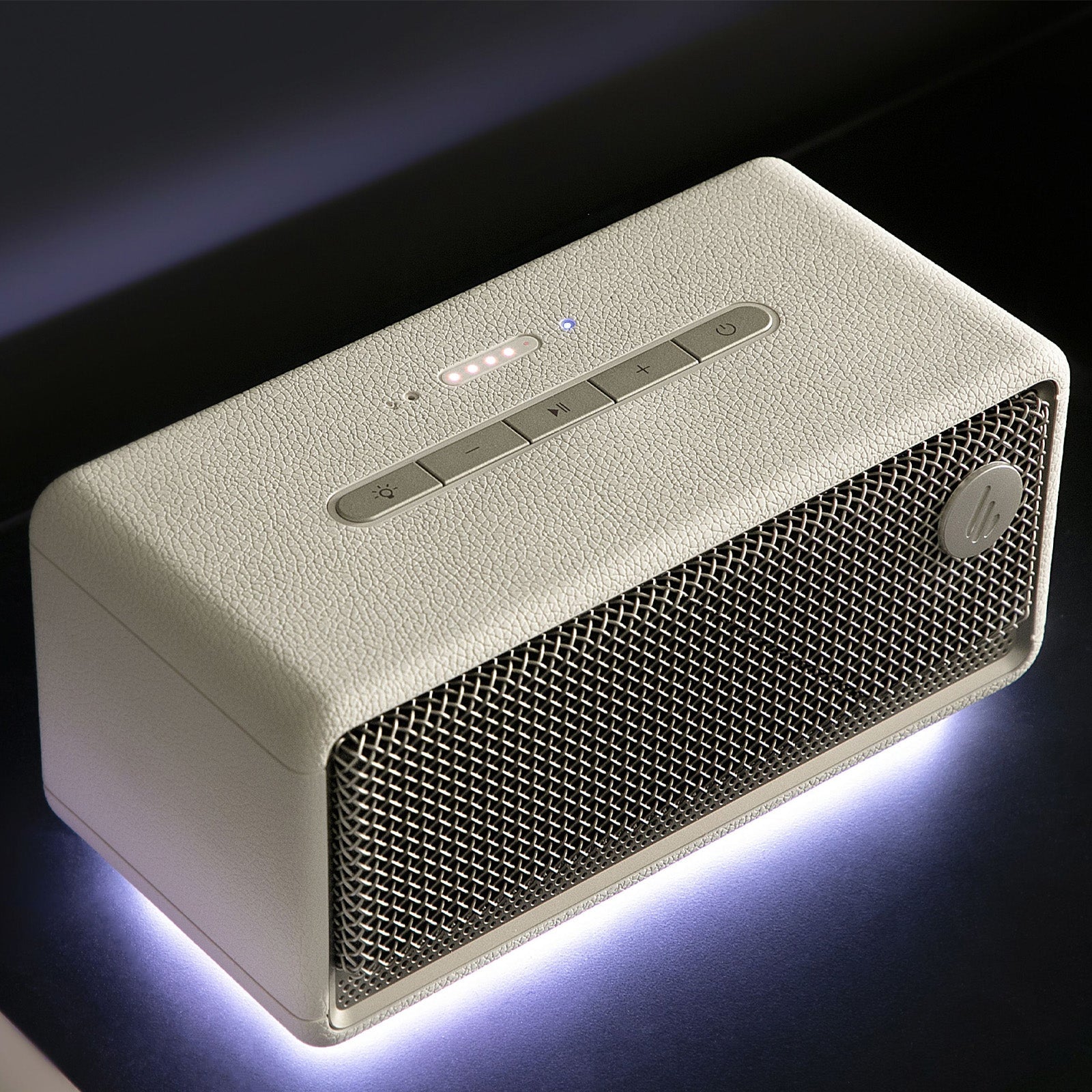 Enceinte Bluetooth Edifier, portable avec jumelage stéréo, étanche à la poussière et à l'eau IP66, autonomie de 9h, BT5.4, 34W RMS, connexion double appareil, lumière d'ambiance pour la maison, les fêtes, l'extérieur, la plage