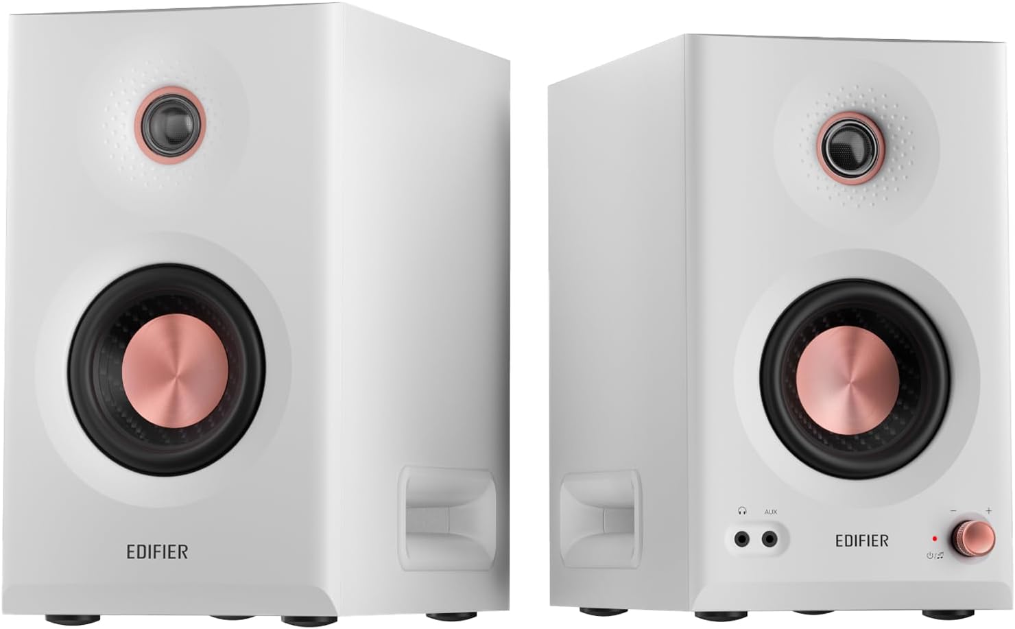 Edifier MR5 Enceintes de monitoring de studio actives 2.0, enceintes de bibliothèque certifiées Hi-Res Audio et sans fil, 110W RMS, XLR analogique symétrique et Bluetooth V6.0 avec connexion multipoint