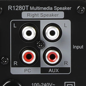 Haut-parleurs d'étagère amplifiés Edifier R1280T avec streamer audio Wi-Fi WiiM Mini