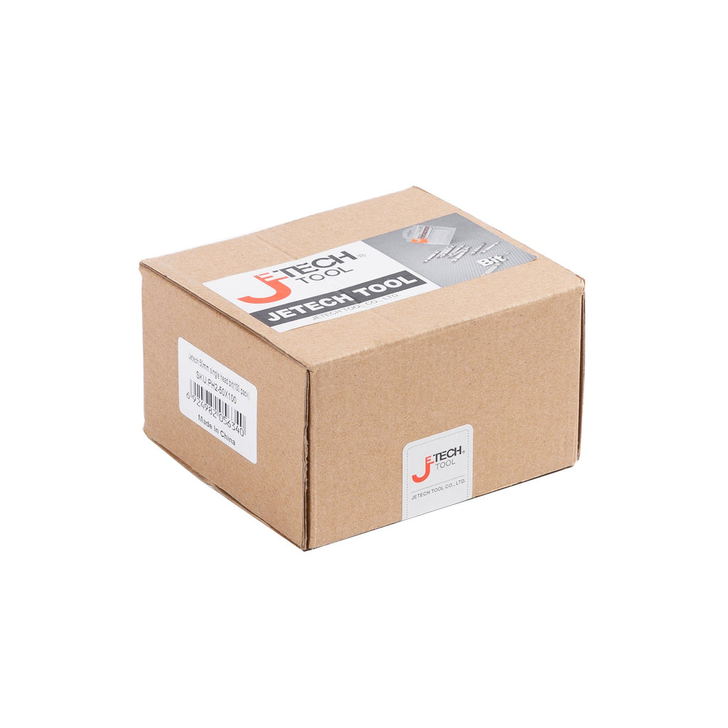 Embouts de tournevis cruciformes Jetech PH2 de 50 mm, lot de 100