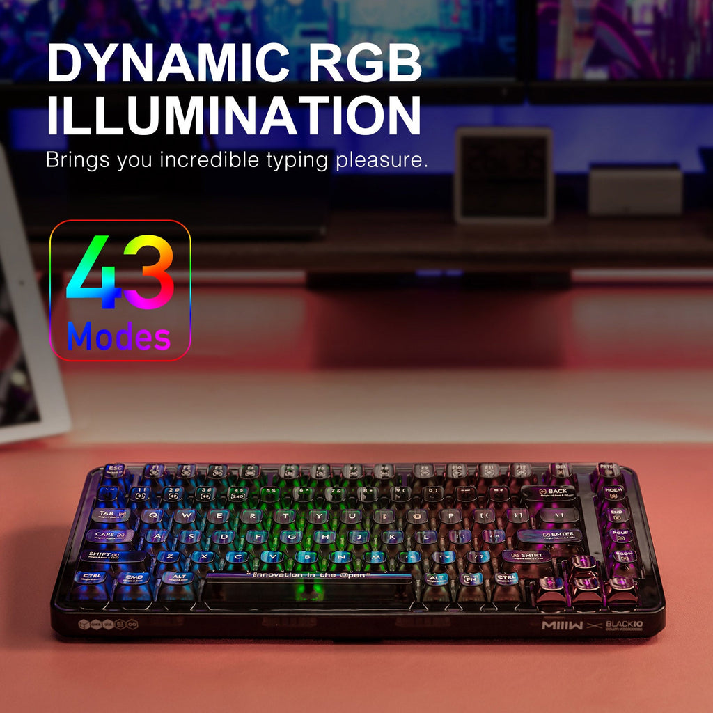 XIAOMI BLACK IO 83 Keys Custom Mechanical Gaming Keyboard