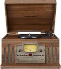 Crosley CR704B-WA Musician 3-Speed Turntable with Radio, CD/Cassette Player, Aux-in and Bluetooth