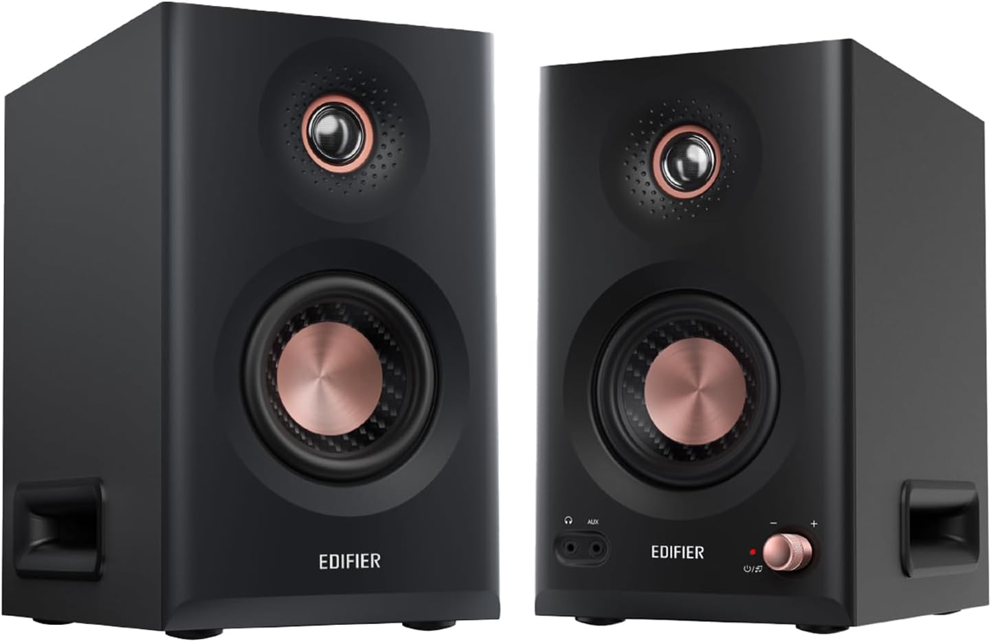 Edifier MR5 Enceintes de monitoring de studio actives 2.0, enceintes de bibliothèque certifiées Hi-Res Audio et sans fil, 110W RMS, XLR analogique symétrique et Bluetooth V6.0 avec connexion multipoint