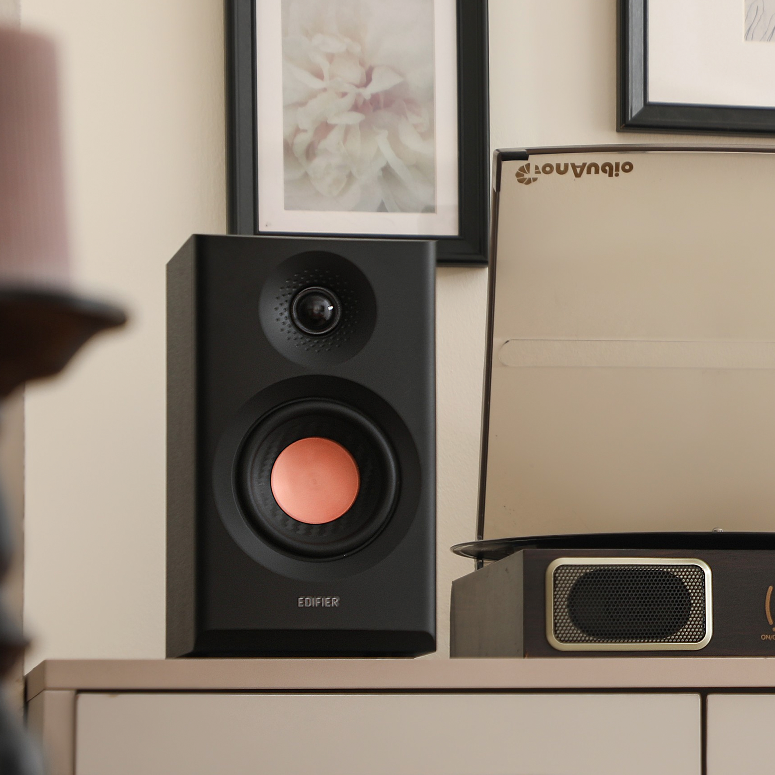 Edifier MR3 Powered Studio Monitor Speakers, Hi-Res Audio Certified Bluetooth V5.4 Active Bookshelf Speakers, 2.0 Computer Speaker with Headphone Output RCA AUX Balanced TRS Input