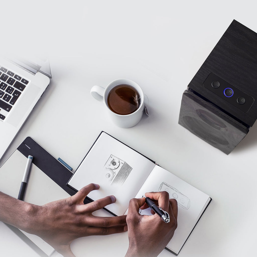 Enceintes actives Bluetooth Edifier R33BT – Enceintes bibliothèque 2.0 – Moniteurs de studio amplifiés