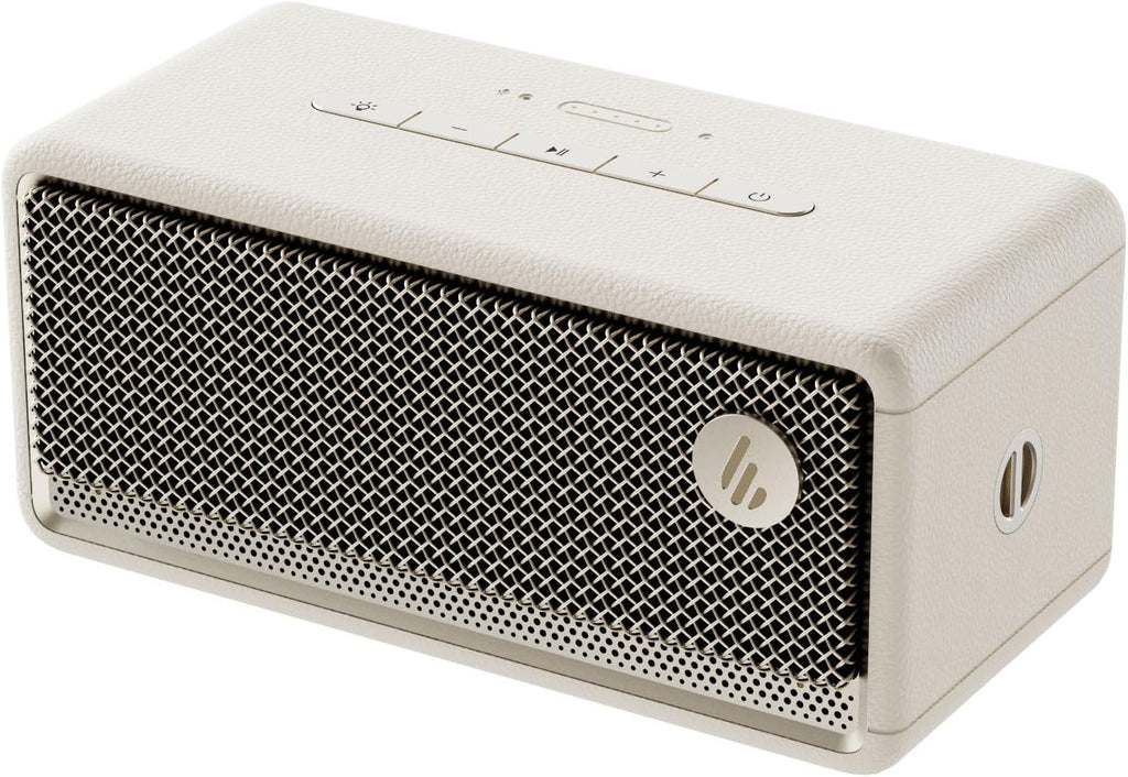 Enceinte Bluetooth Edifier, portable avec jumelage stéréo, étanche à la poussière et à l'eau IP66, autonomie de 9h, BT5.4, 34W RMS, connexion double appareil, lumière d'ambiance pour la maison, les fêtes, l'extérieur, la plage