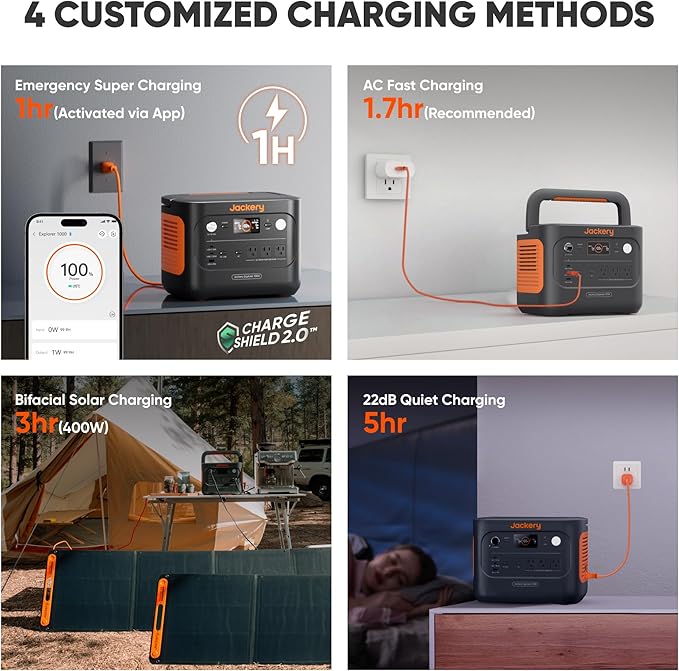 Jackery Explorer 1000 v2 Portable Power Station(2024 New Version)