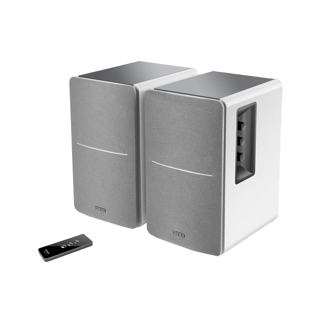 Edifier R1280T Powered Bookshelf Speakers - 2.0 Active Near Field Monitors - Studio Monitor Speaker - Wooden Enclosure - 42 Watts RMS