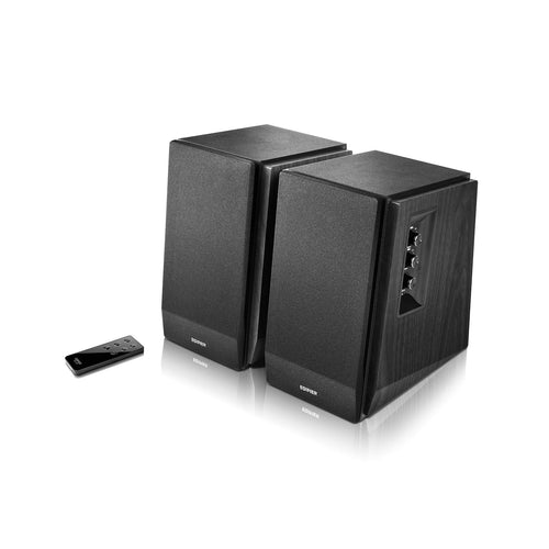 Certified Refurbished Edifier R1700BT Bluetooth Bookshelf Speakers - Active Near-field Studio Monitors - Powered Speakers 2.0 Setup Black Enclosure - 66w RMS