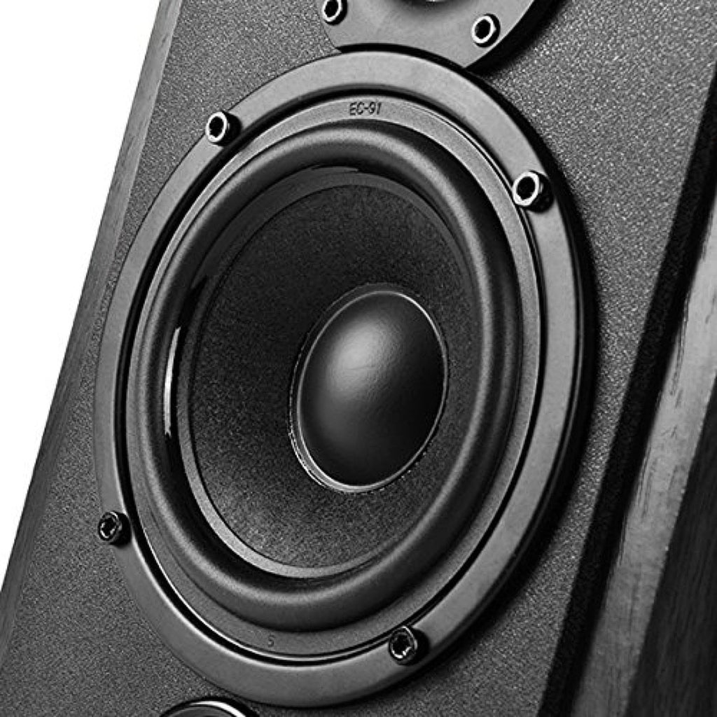 Certified Refurbished Edifier R1700BT Bluetooth Bookshelf Speakers - Active Near-field Studio Monitors - Powered Speakers 2.0 Setup Black Enclosure - 66w RMS