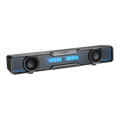 Barre de son multimédia Edifier QS30, Bluetooth V5.4, basses améliorées, microphone intégré avec éclairage dynamique, plusieurs effets sonores, haut-parleur alimenté par USB pour PC de bureau, ordinateur portable, tablettes