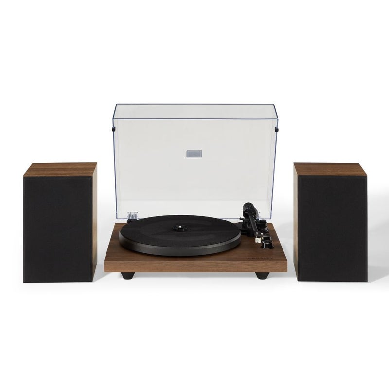 Crosley C62C-WA Record Player with Speakers, Walnut