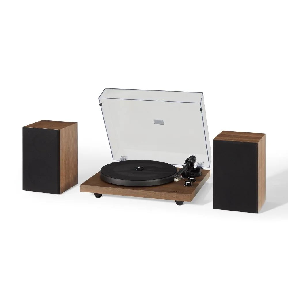 Crosley C62C-WA Record Player with Speakers, Walnut