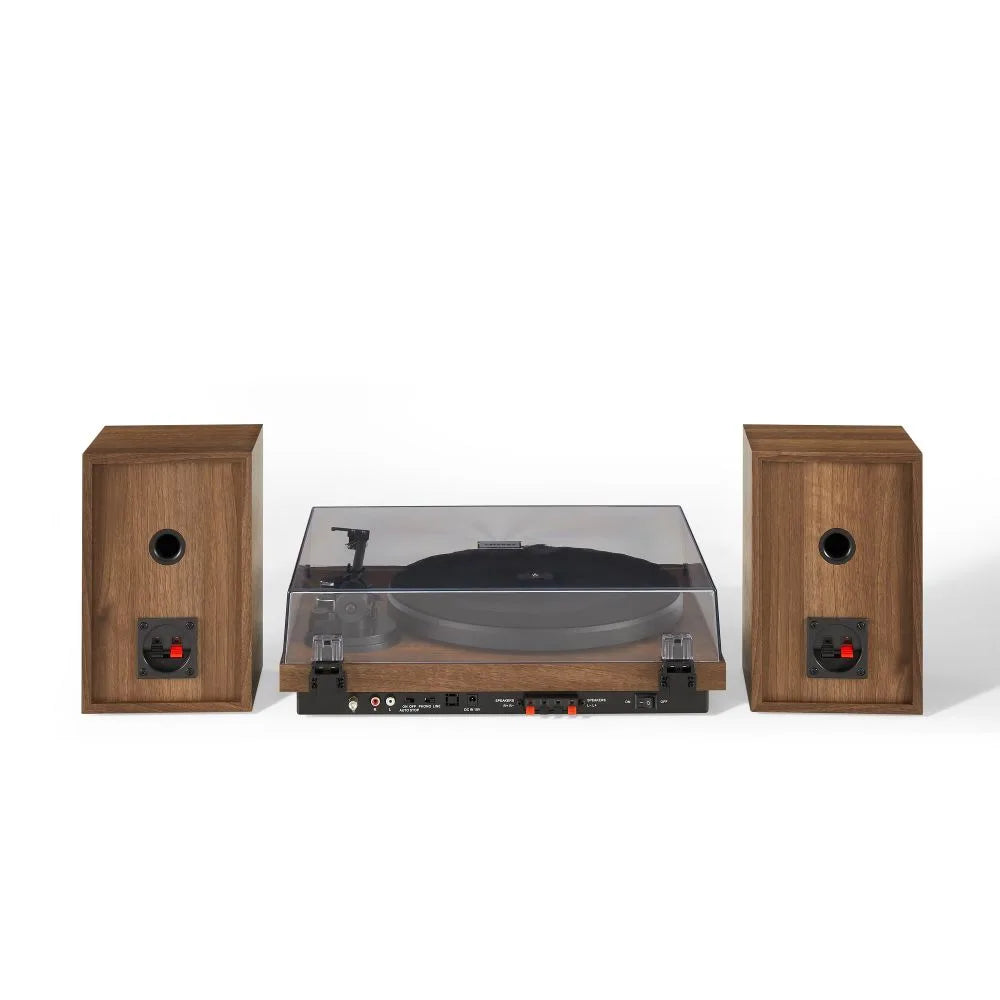 Crosley C62C-WA Record Player with Speakers, Walnut