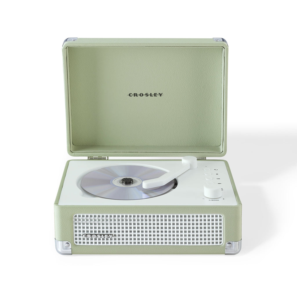 Crosley Cruiser Retro Portable CD Player with Stereo Bluetooth Speakers and FM Radio - Mint