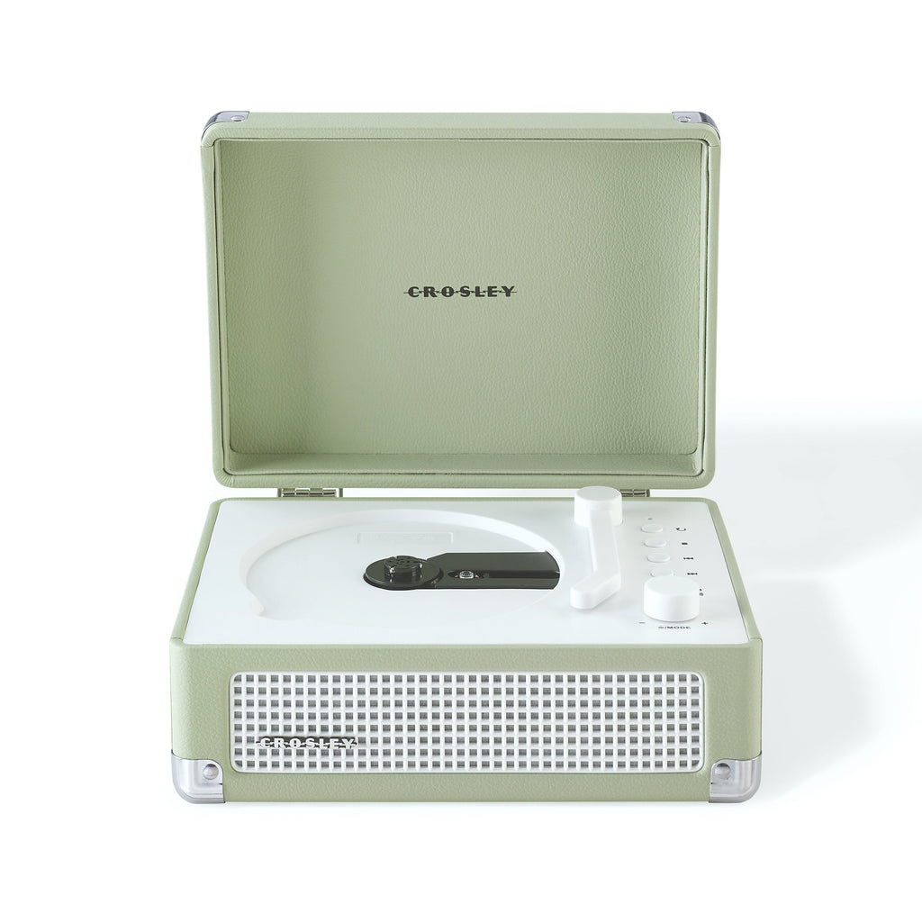 Crosley Cruiser Retro Portable CD Player with Stereo Bluetooth Speakers and FM Radio - Mint