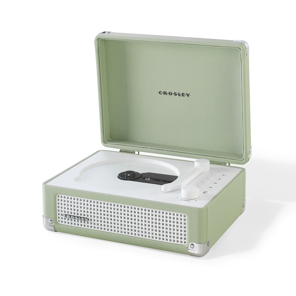 Crosley Cruiser Retro Portable CD Player with Stereo Bluetooth Speakers and FM Radio - Mint