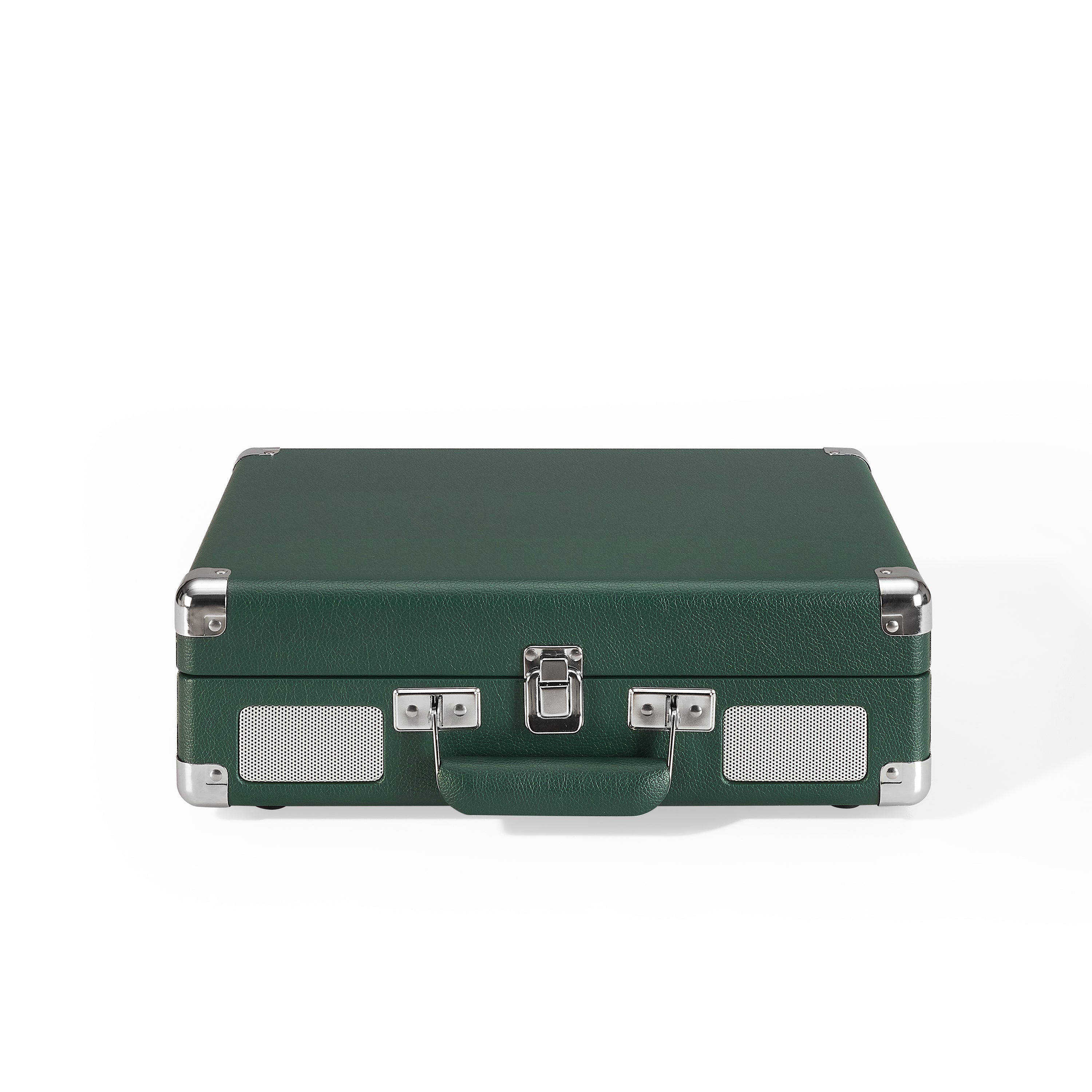 Crosley Cruiser Plus Vintage 3-Speed Bluetooth in/Out Suitcase Vinyl Record Player Turntable - Dark Emerald