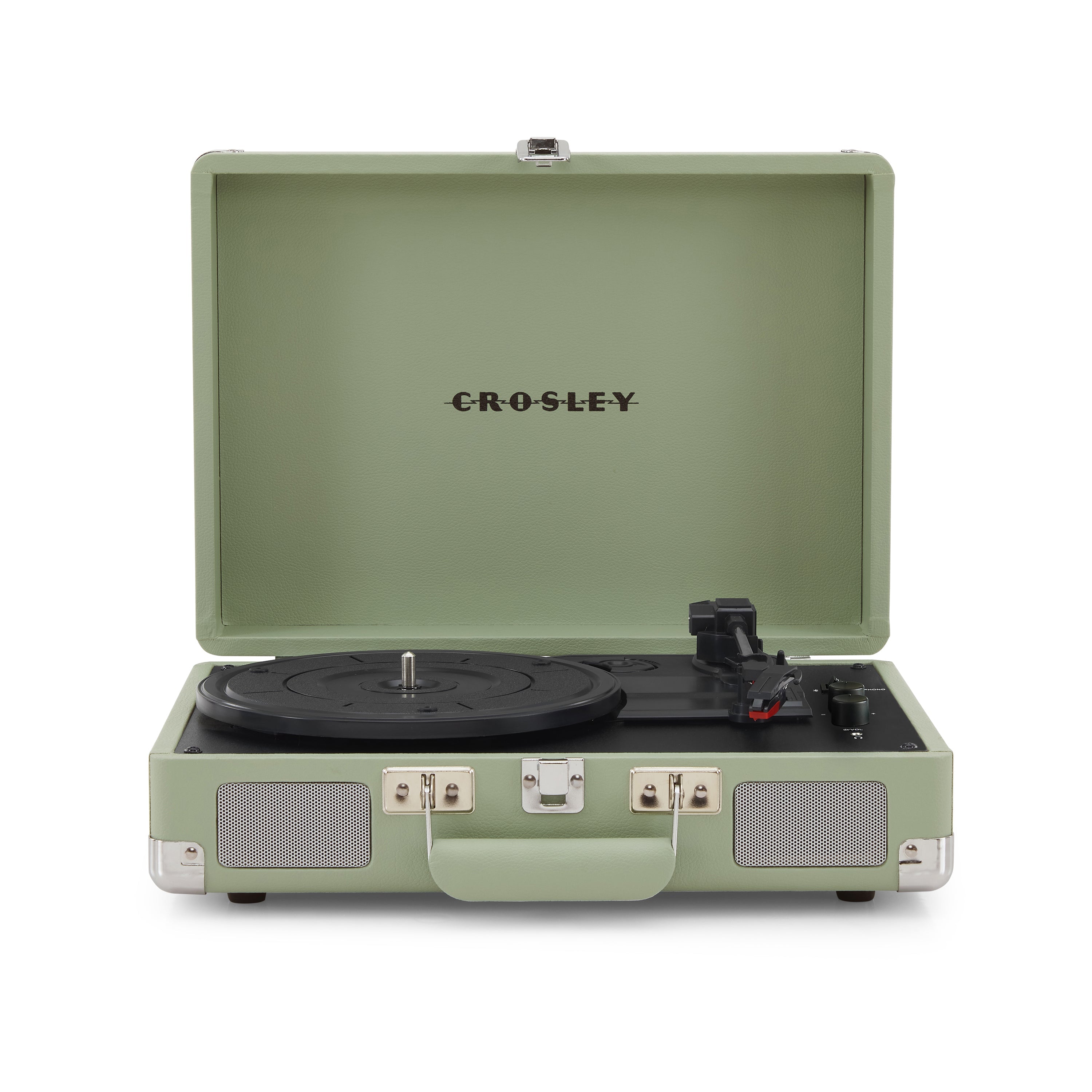 Crosley Cruiser Plus Vintage 3-Speed Bluetooth in/Out Suitcase Vinyl Record Player Turntable - Mint