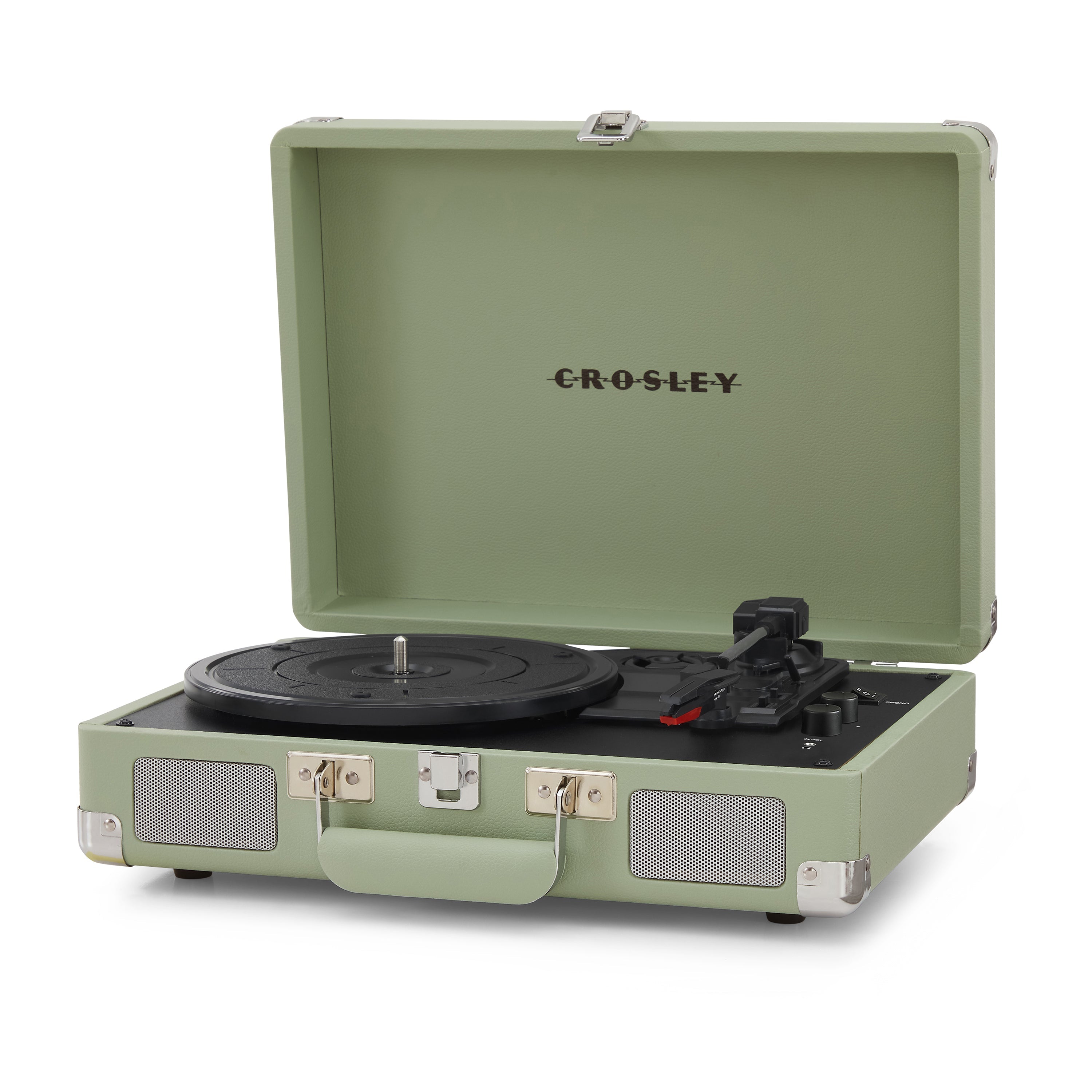 Crosley Cruiser Plus Vintage 3-Speed Bluetooth in/Out Suitcase Vinyl Record Player Turntable - Mint