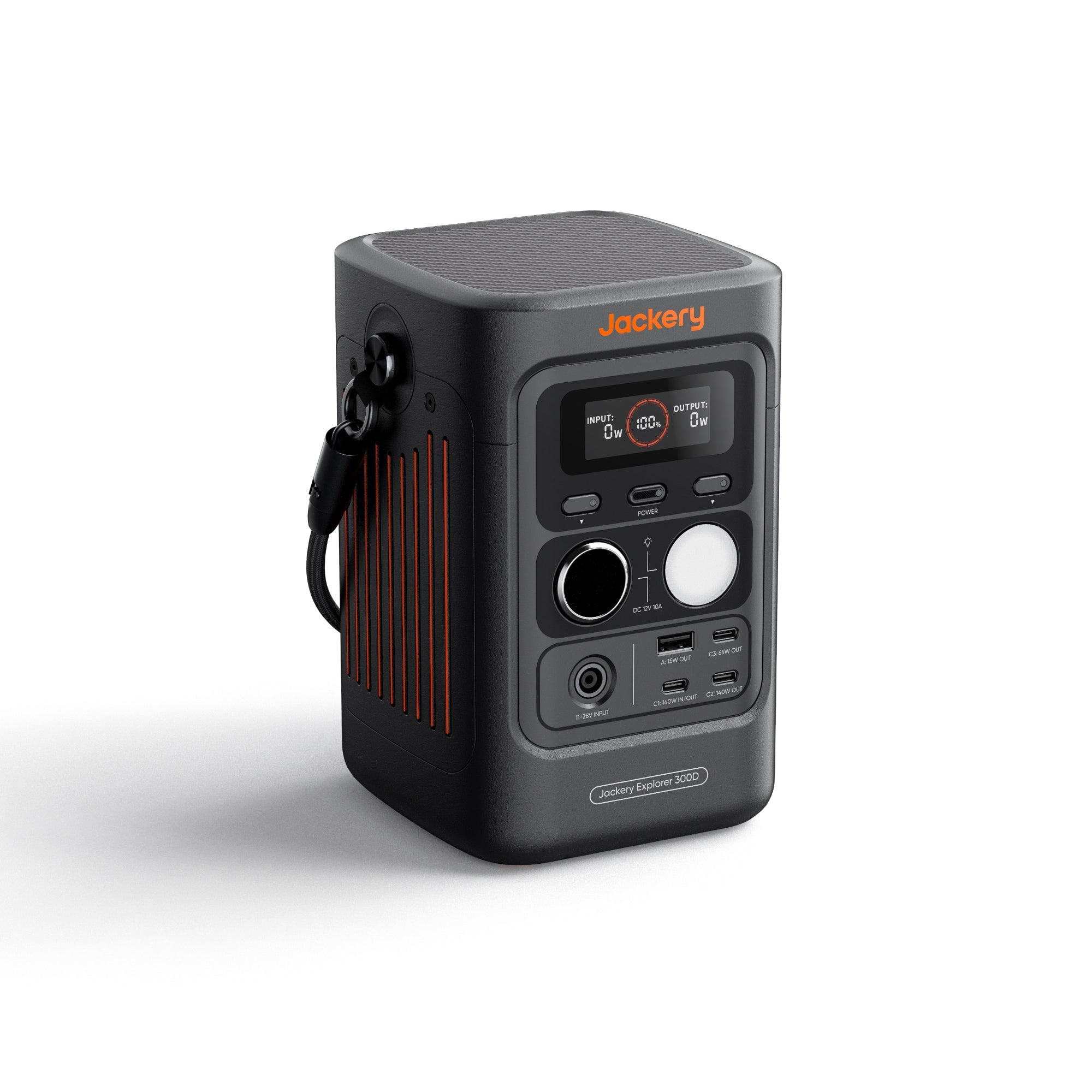 Jackery Explorer 300D Portable Power Station, 288Wh LiFePO4 Battery Solar Generator with 300W AC Outlet, 100W USB-C PD Fast Charging