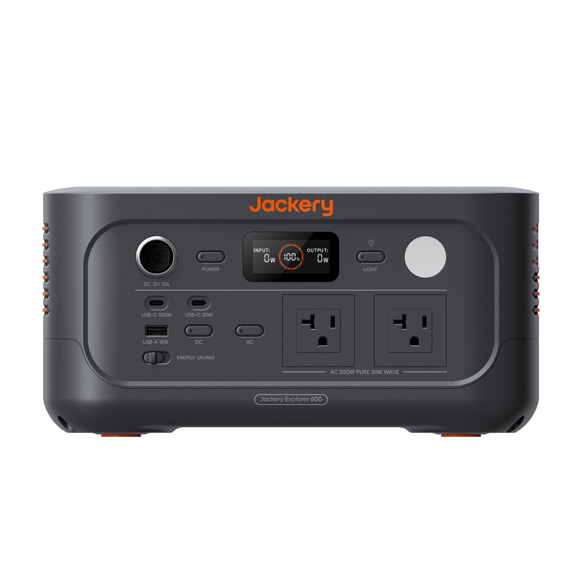 Jackery Explorer 600 v2 Portable Power Station, 570Wh LiFePO4 Battery Solar Generator with 800W AC Output (1600W Surge), 1-Hour Fast Charging, Dual 100W USB-C PD Ports